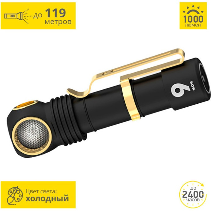 Налобный фонарь ARMYTEK WIZARD MAGNET USB Лимитированная версия - 75 лет победы